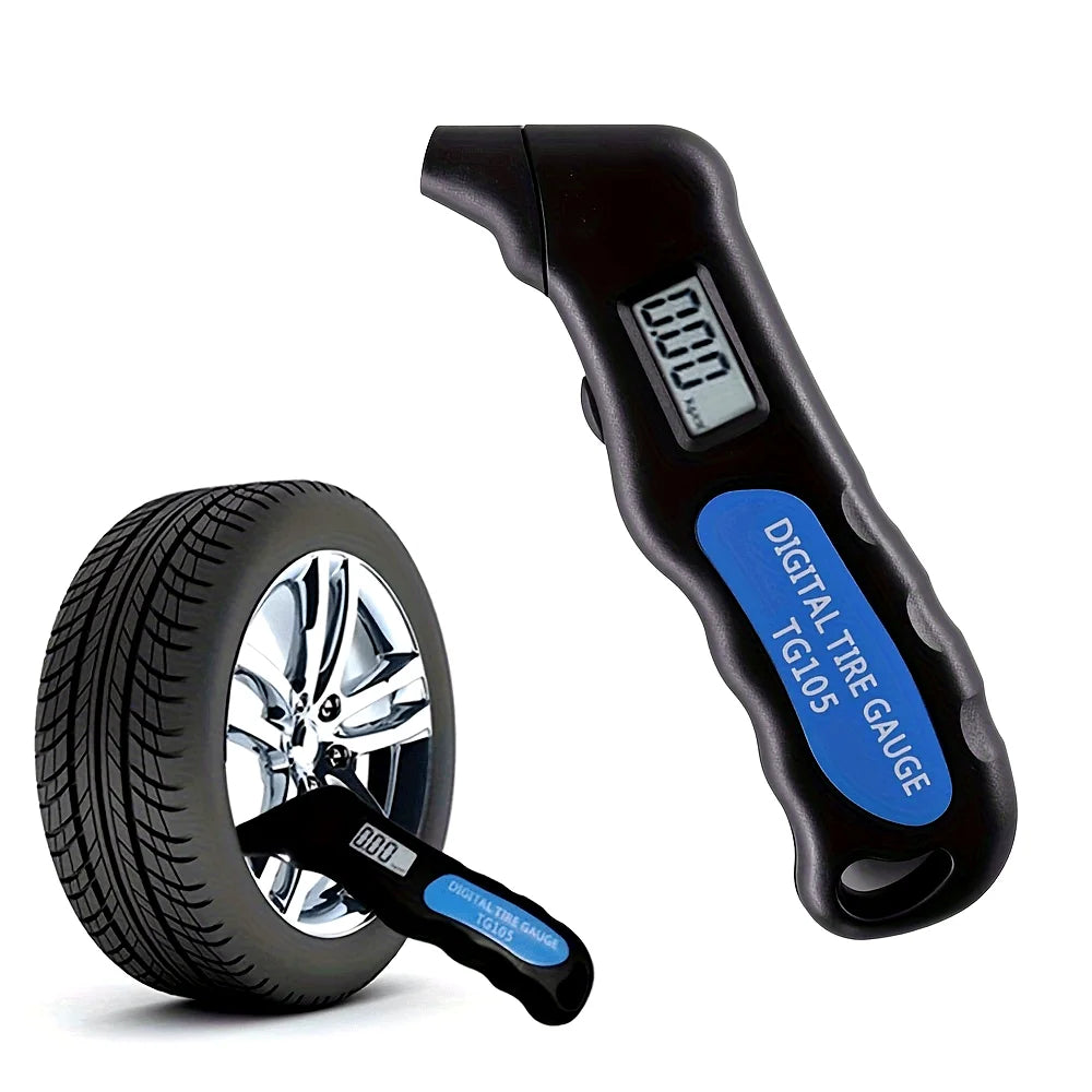 Digital Tire Pressure Gauge – High-Precision LCD Meter for Cars, Trucks & Bikes