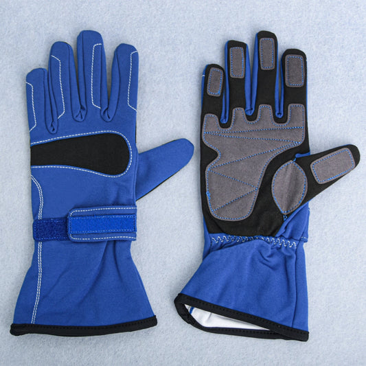 Breathable Karting Gloves – Full Finger, Nylon, M / L / XL