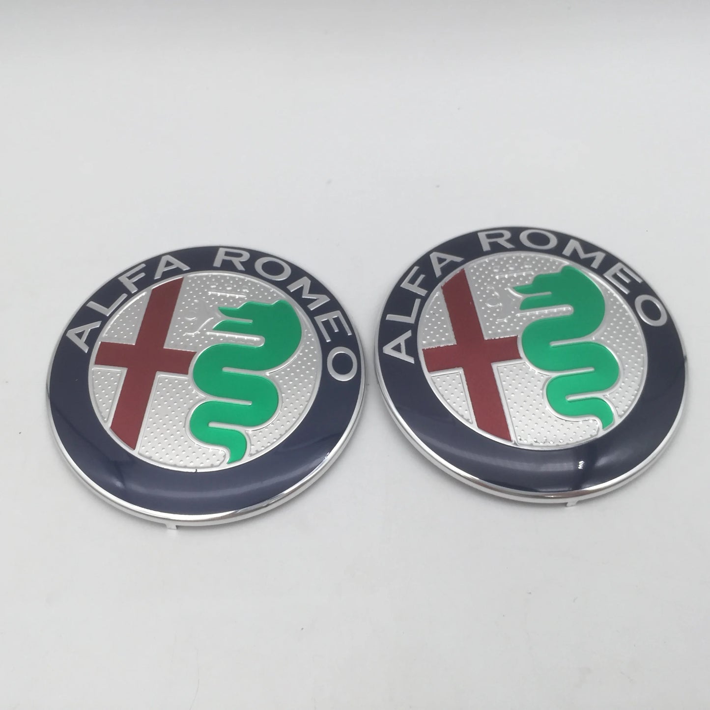 Car Hood Emblem Badge 7.4cm – Front & Rear Trunk Decal Sticker Set of 2