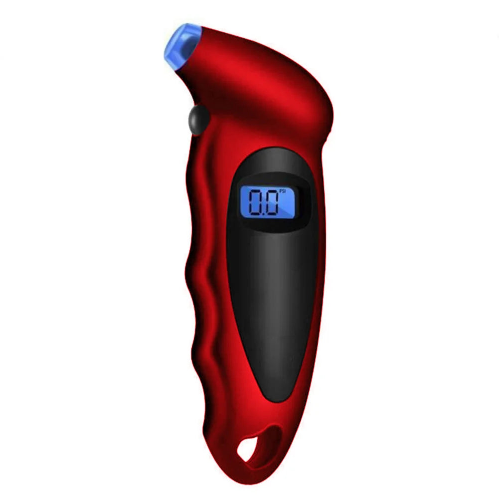 Digital Tire Pressure Gauge – Backlit LCD with Lighted Nozzle, 0–150 PSI