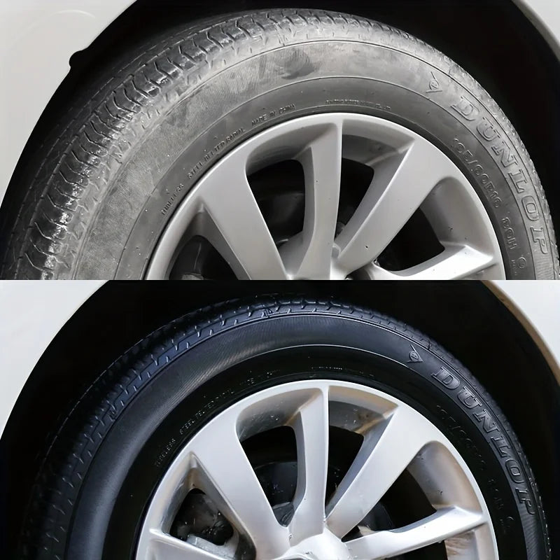 Black Shiny Tire Wax