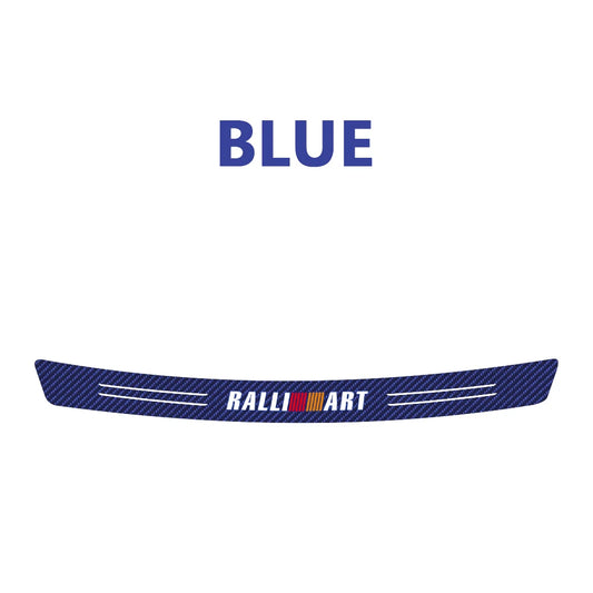 Carbon Fiber Rear Bumper Trunk Protective Sticker – 12 Colors