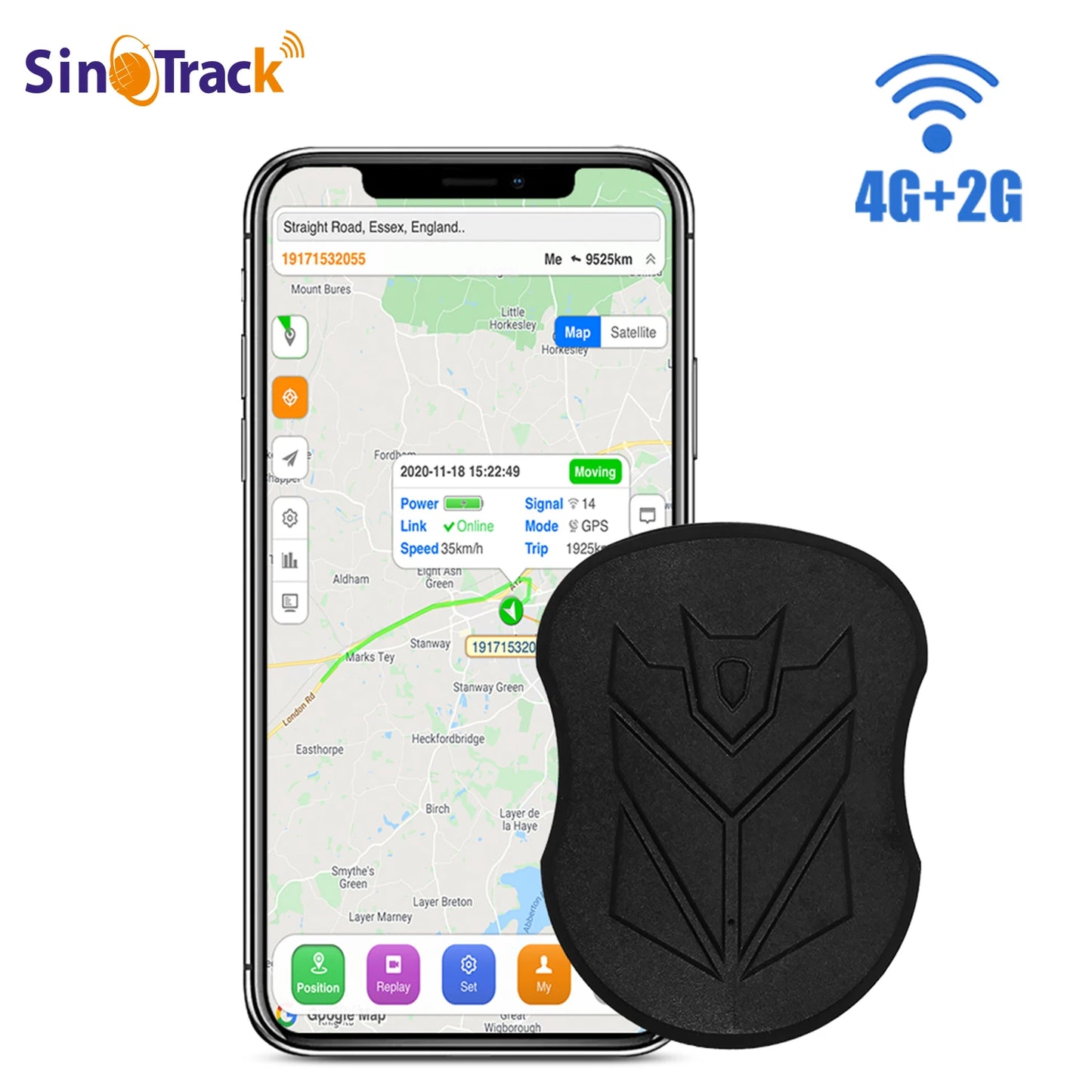 4G GPS Vehicle Tracker – 10,000mAh Magnetic Waterproof Real-Time Tracking