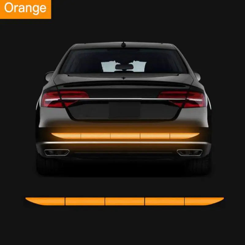 Reflective Warning Safety Tape Strips – Anti-Collision Car Trunk Decal