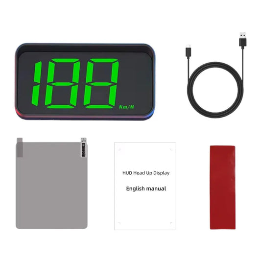GPS HUD Windshield Projector – Digital Speedometer km/h Universal