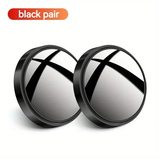 Blind Spot Mirror 360° Wide Angle Adjustable - Reversing Rearview Mirror Pair