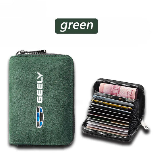 Car Door Storage Pocket Organizer – PU Leather Card Holder