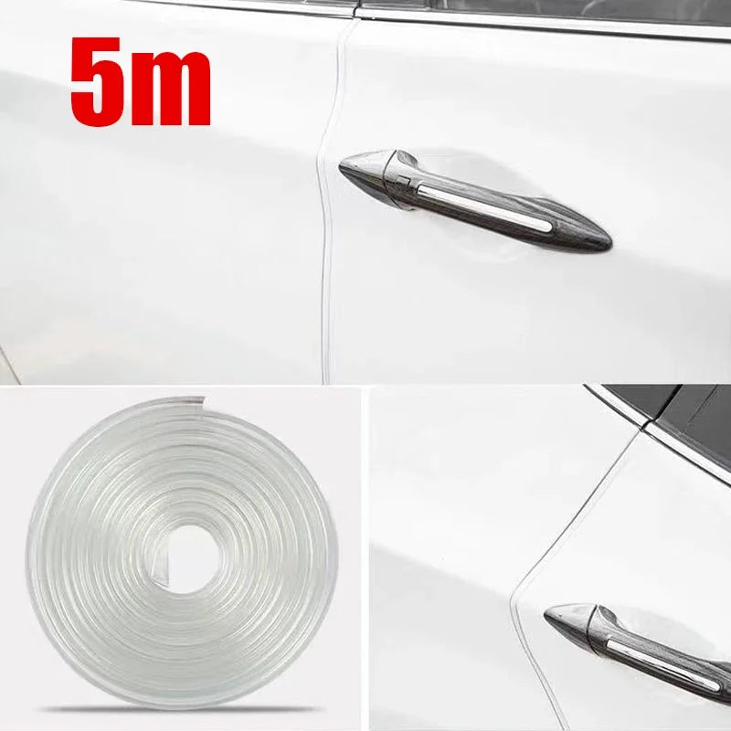 Car Door Edge Guard Strip – 5M U-Shape Rubber Protector