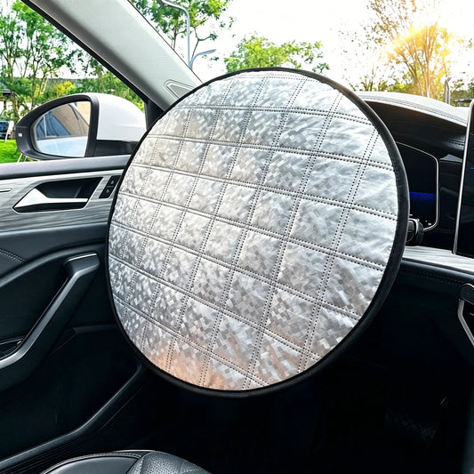 Car Steering Wheel Sun Shade Cover – UV & Heat Protection