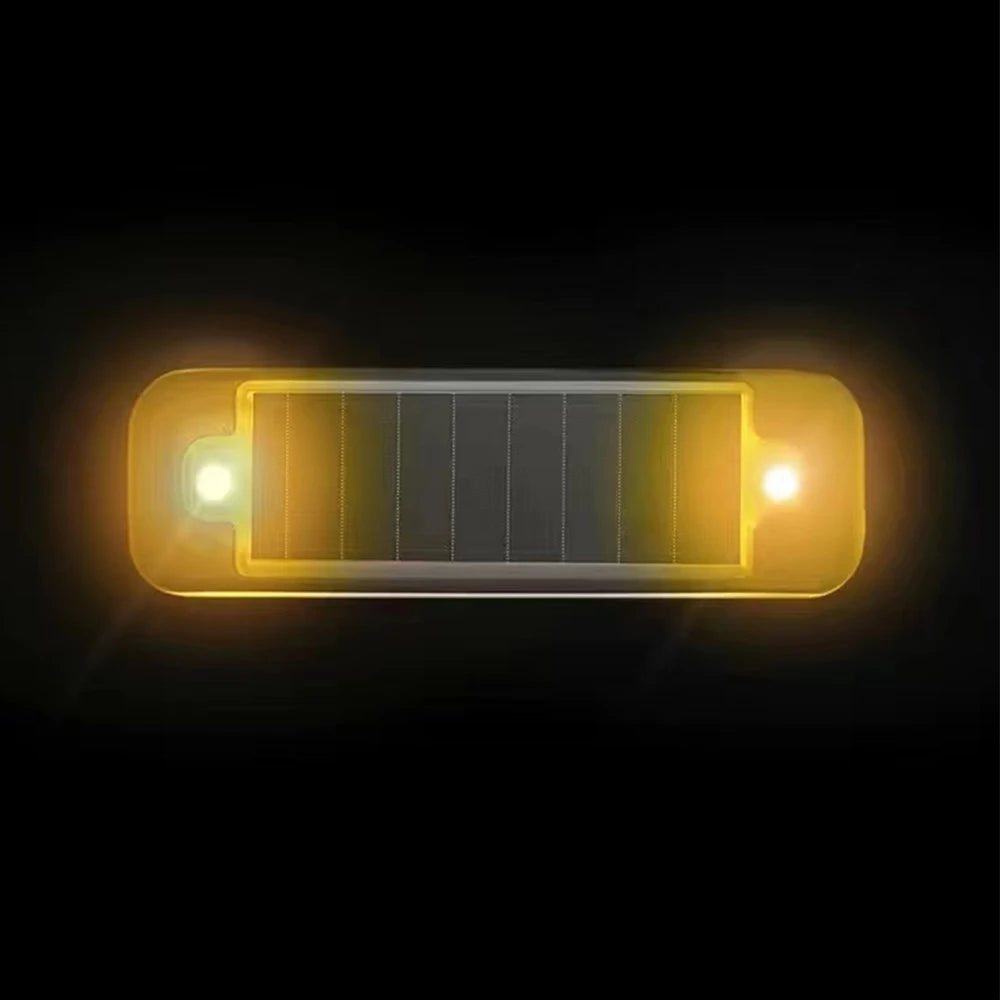 Mini Solar Car Anti-Theft Warning Light – Wireless LED Flashing Alarm