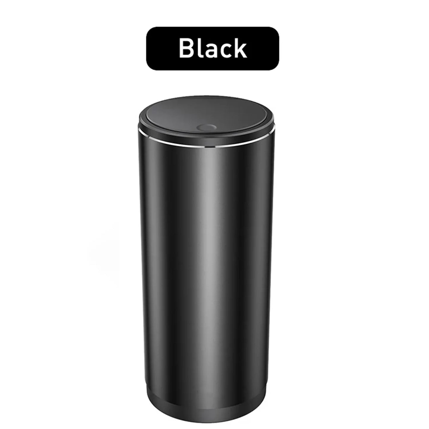 Car Trash Bin – Alloy Press-Type Garbage Can for Car & Desktop