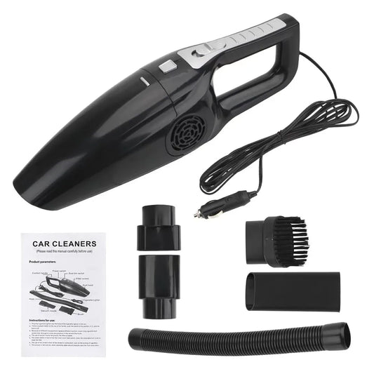 Portable Car Vacuum Cleaner 120W – Wet & Dry Dual-Use 12V