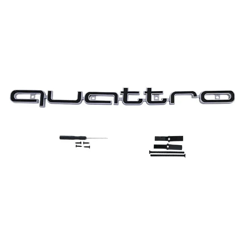 Quattro Front Grille Emblem