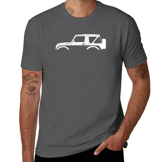 Car Silhouette Graphic T-Shirt – Oversized Cotton Tee