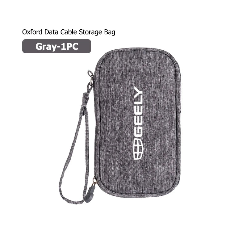 Car Travel Data Cable Storage Bag – Portable Organizer
