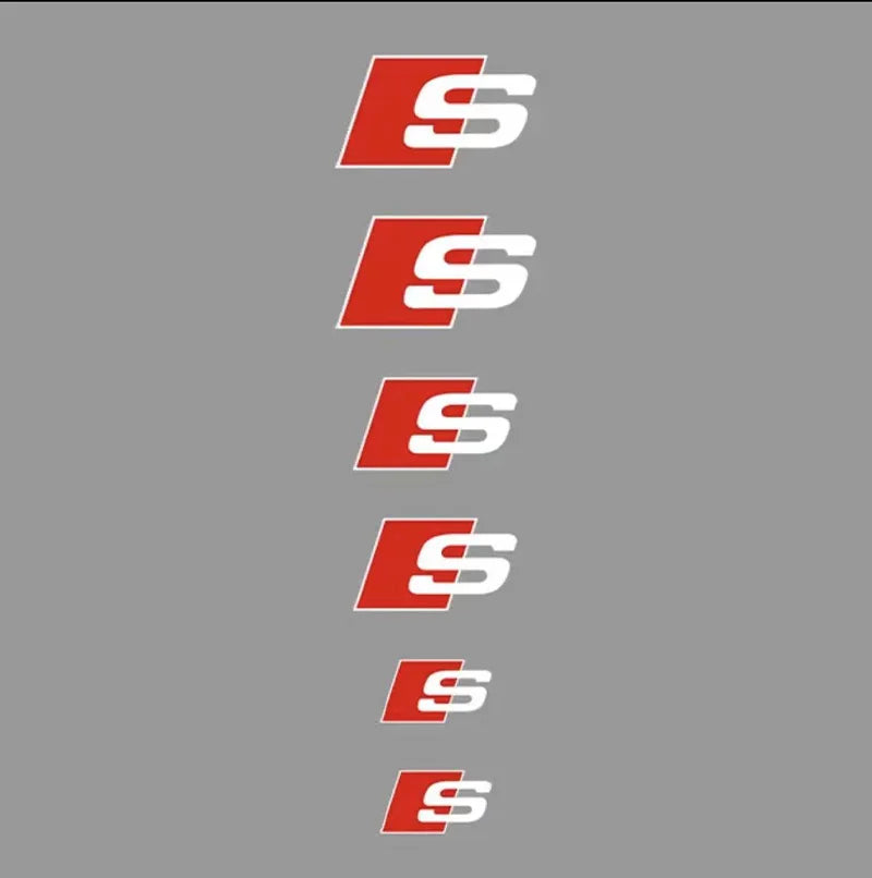 Car Brake Caliper Sticker – High Temp Waterproof Decal (Set of 6)