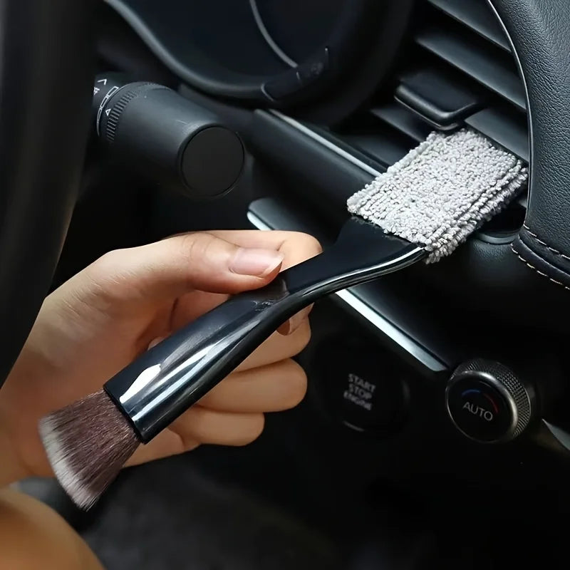 Car Interior Detailing Brush - Soft Bristle Cleaning Tool for Dashboard, Vents & Crevices