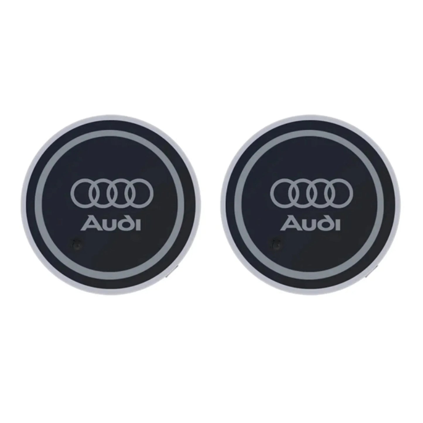 7-Color LED Car Cup Holder Light – Luminous Coaster (Set of 2)