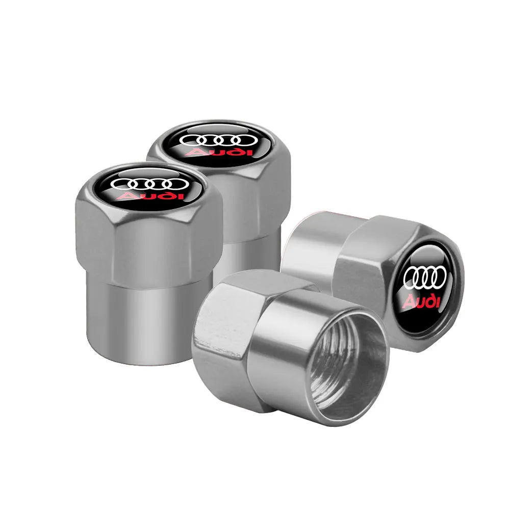 4Pcs Metal Valve Cap Sline Style
