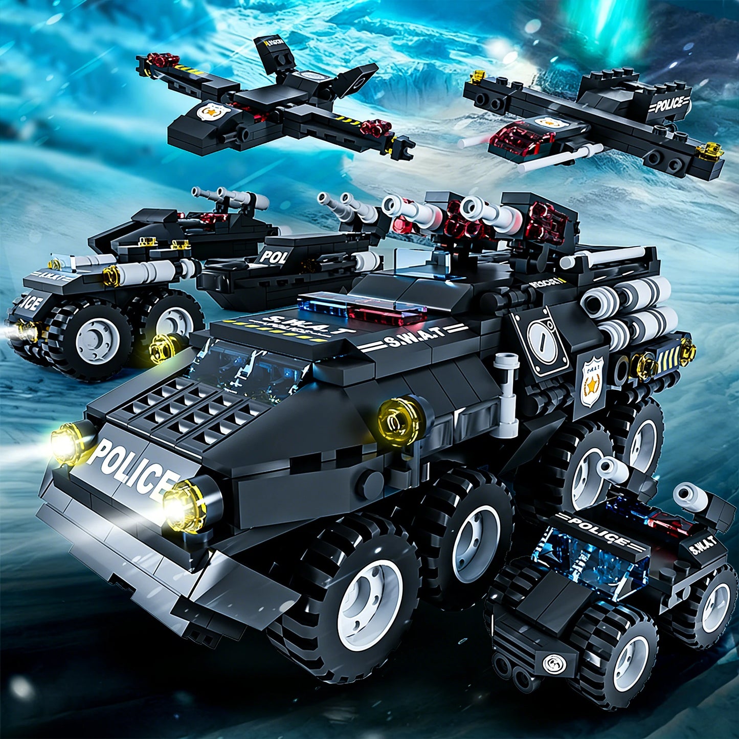 Military Police Building Block Set