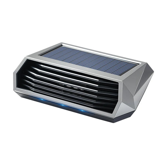 Solar Car Air Purifier – Ozone & Anion | Auto Vibration Sensor
