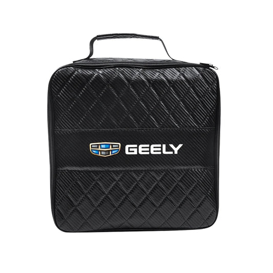 Leather Car Organizer Bag – EV Charging Cable & Accessories Storage