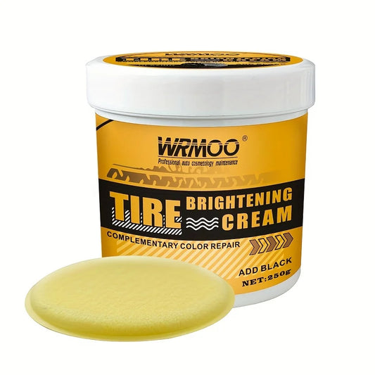 Tire Wax – Blackening Polish & Brightener Cream with Sponge
