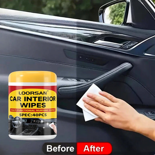 Car Interior Wipes – 40pcs