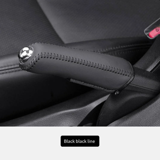 PU Leather Handbrake Cover - Anti-Slip Grip Sleeve