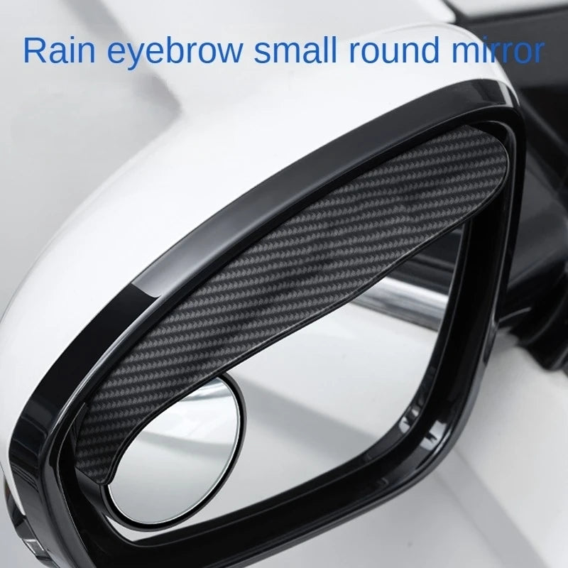 Round Rearview Mirror Rain Shield