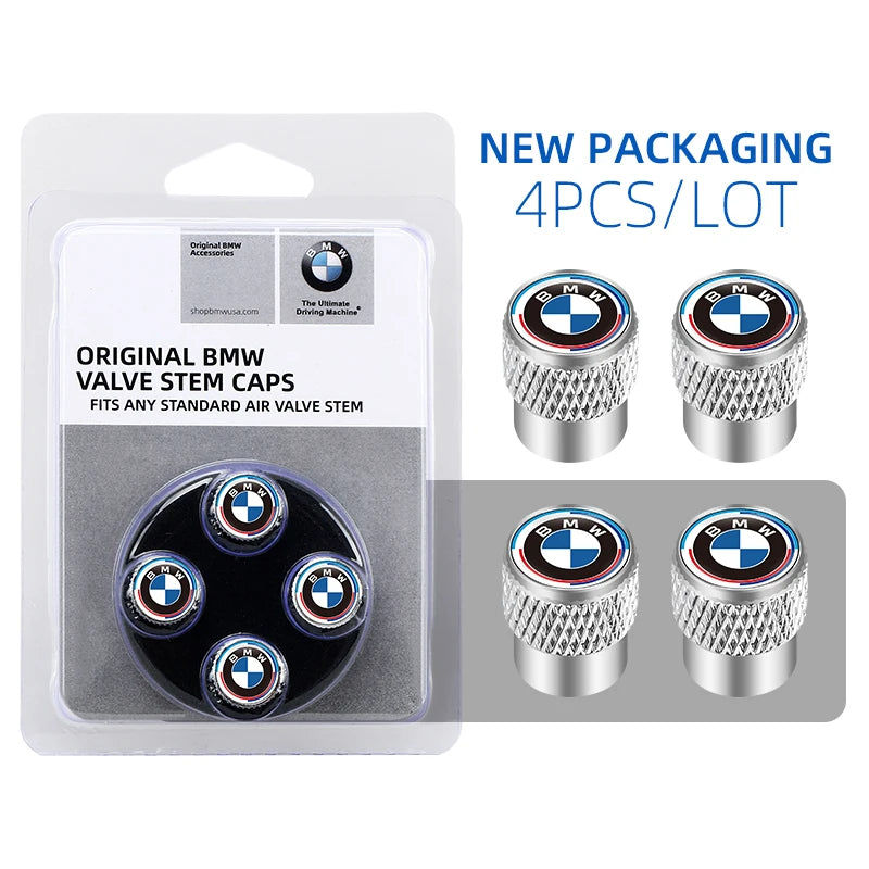 Aluminum Tire Valve Stem Caps – M Sport & Anniversary Edition (Set of 4)