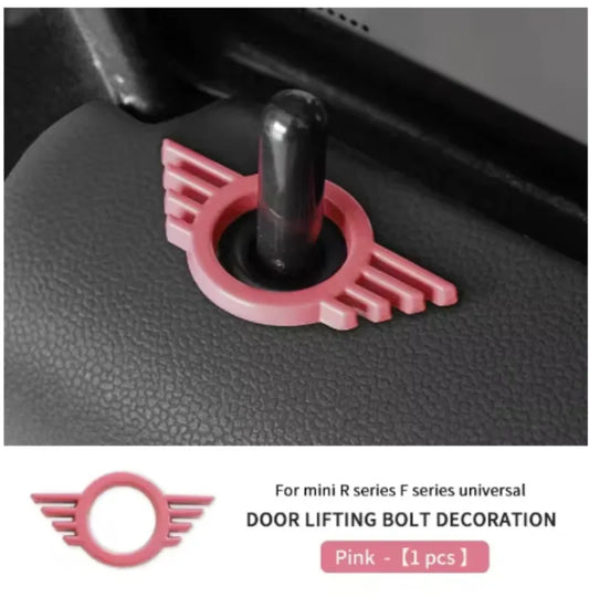Metal Door Button Decoration Sticker - Interior Accent Trim