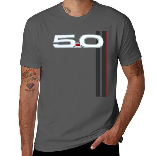 Racing Stripes Graphic T-Shirt | V8 GT Muscle Car Tee