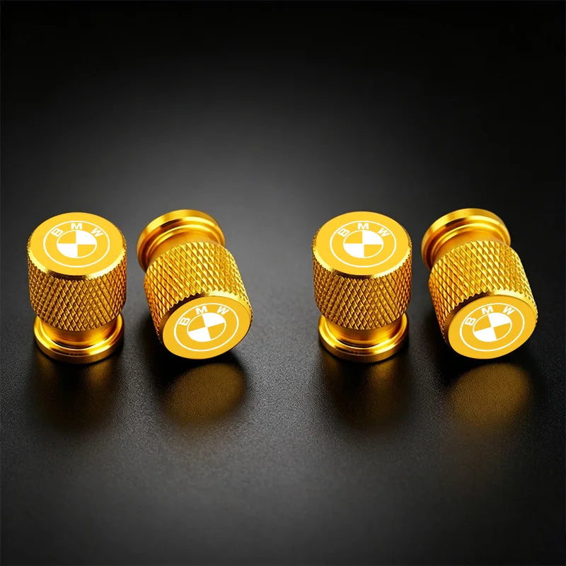 Aluminum Tire Valve Stem Caps – Set of 4 | Dustproof & Waterproof