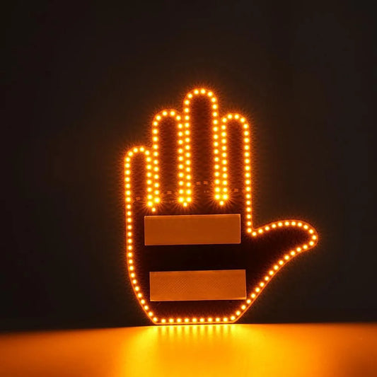 LED Finger Light with Remote Control – Funny Car Interior Accessory
