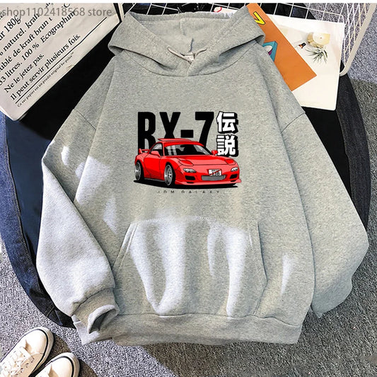 Car Culture Graphic Hoodie – Unisex Fleece Pullover