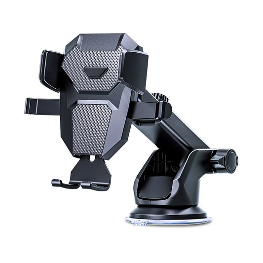 Car Phone Holder Auto-Lock Suction Cup – Dashboard Navigation Mount