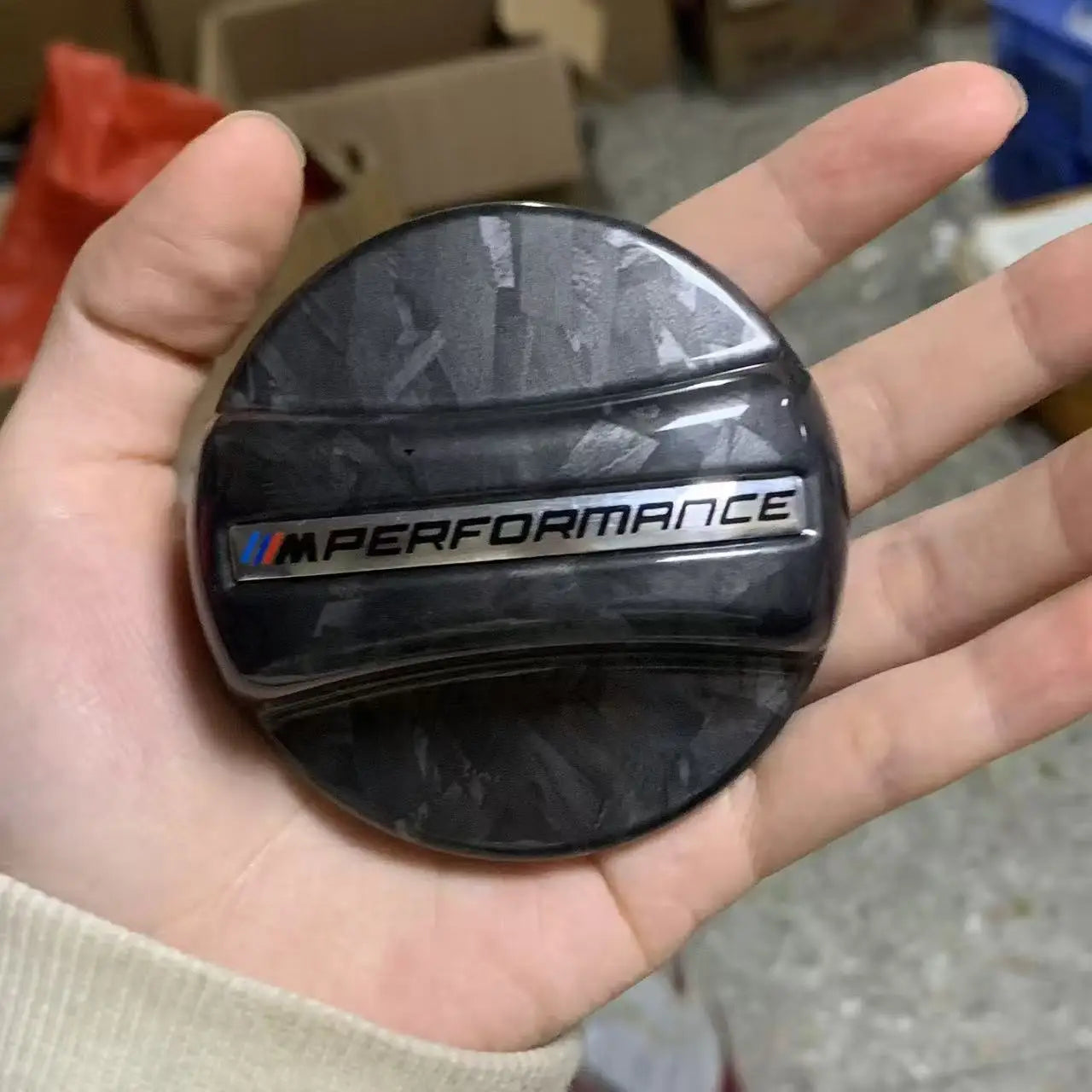 ABS Fuel Tank Cap Cover – Carbon Fiber & Forged Pattern | 3 Styles