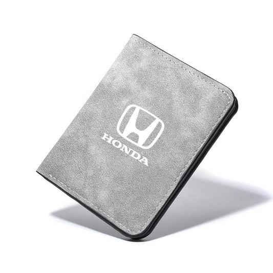 Driver License Cover & Credit Card Wallet Holder – Leather ID Clip