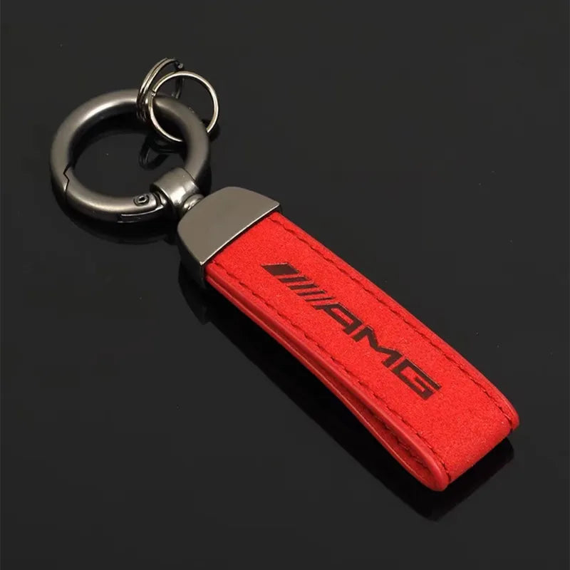 AMG Suede Keychain