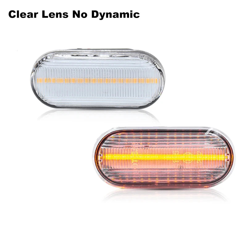 LED Dynamic Side Marker Turn Signal Light - T10 W5W Amber SMD Pair