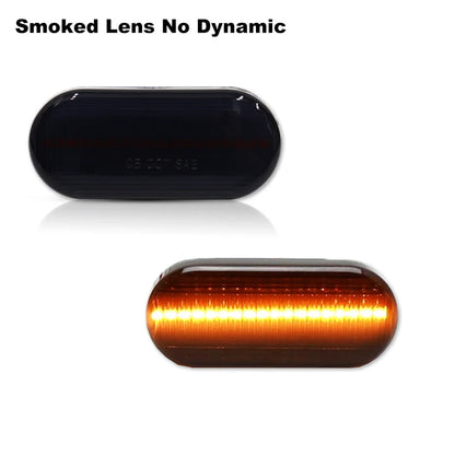 LED Dynamic Side Marker Turn Signal Light - T10 W5W Amber SMD Pair