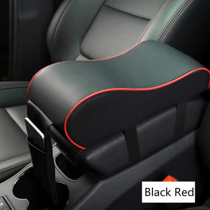 Memory Foam Car Armrest Cushion Pad – Leather, Ergonomic, 4 Colors