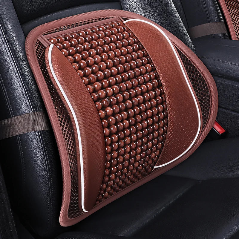 Car Lumbar Support Cushion – Mesh Back & Waist Pad