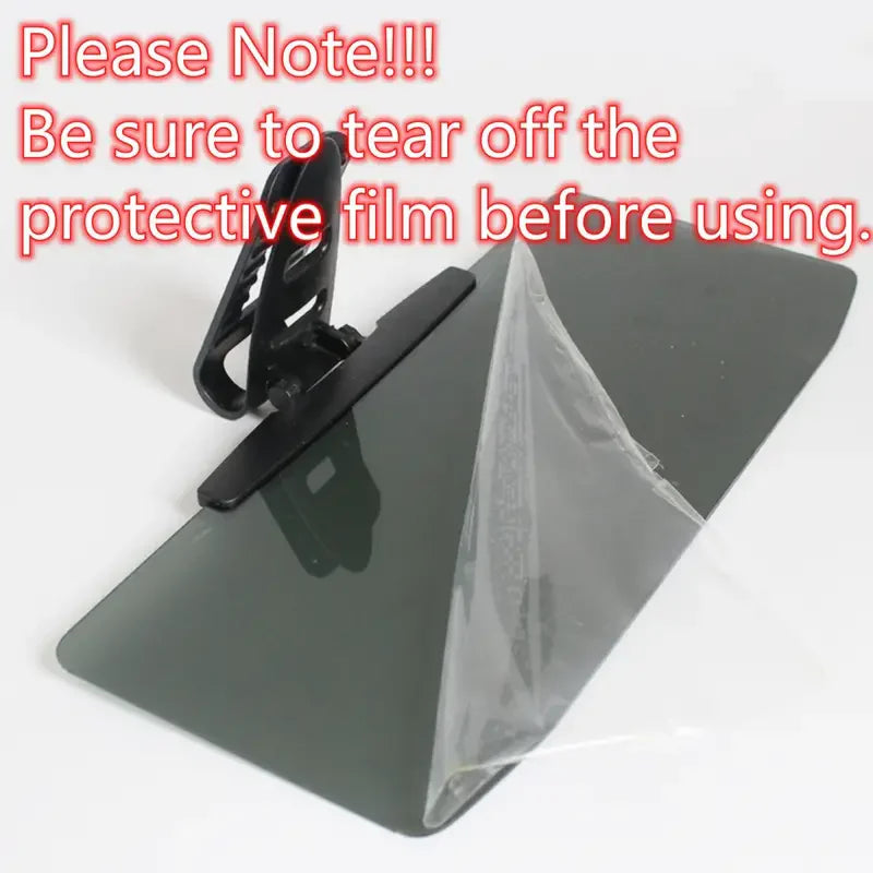 Car Anti-Glare Sun Visor Mirror – UV Protection Sunshade
