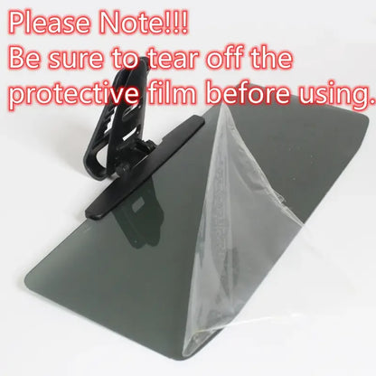 Car Anti-Glare Sun Visor Mirror – UV Protection Sunshade