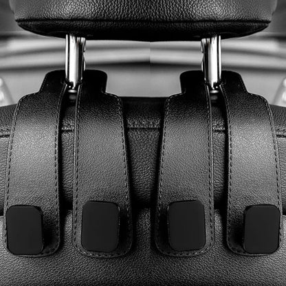 Car Headrest Hooks | 2-Piece Bag Hanger Set