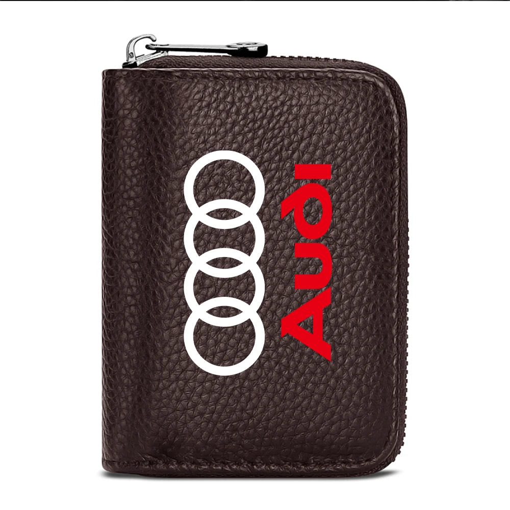 A. Car Leather Mini Wallet