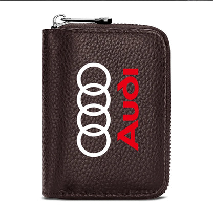 A. Car Leather Mini Wallet