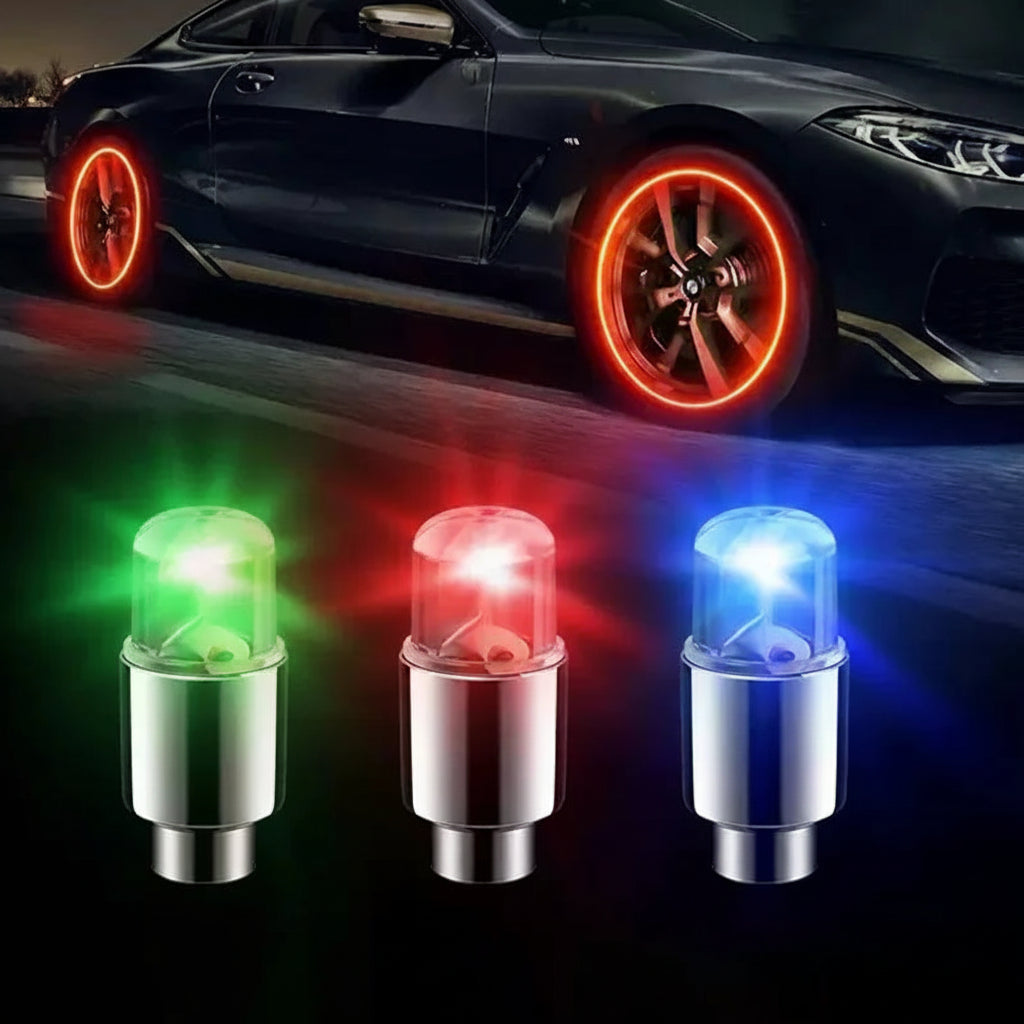 4Pcs Car LED Tire Lights